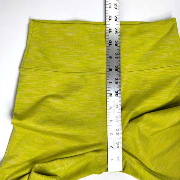 Outdoor Voices Leggings Womens Small Lime Green Heather High Rise Activewear - Picture 8 of 10